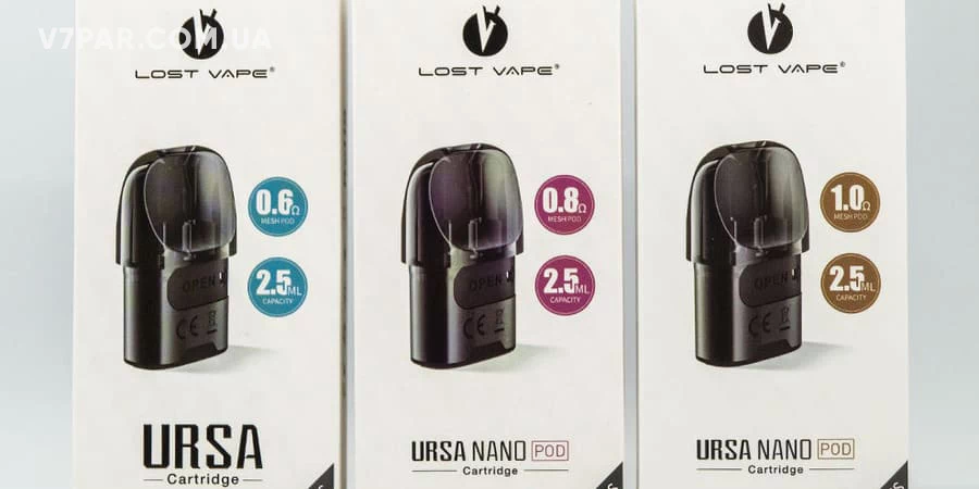 Картридж Lost Vape Ursa Nano Купити Картридж Lost Vape Ursa Nano - можливість регулювання повітряного потоку