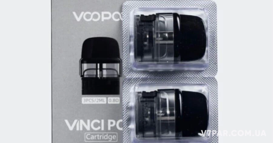 Купить Картридж VooPoo VINCI POD для VINCI, VINCI Q, VINCI SE, DRAG NANO 2 - имеет совершенную, тщательно продуманную конструкцию
