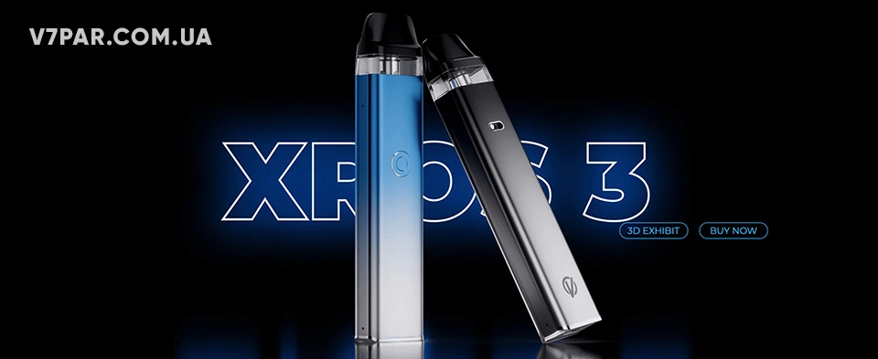 POD система Vaporesso XROS 3 Pod Kit Купити POD система Vaporesso XROS 3 Pod Kit - одного заряду вистачить на один або два дні використання