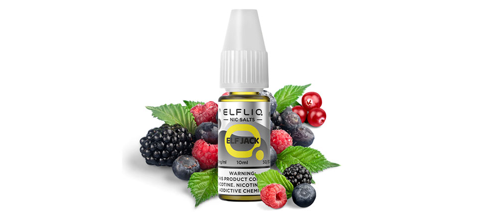 Купити Рідина ELFLIQ від ELF BAR 10ml - смак розкривається соковито, деталізовано та реалістично
